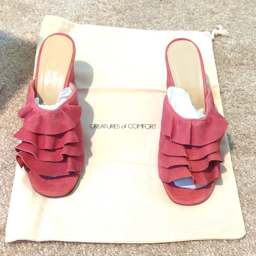 Creators of Habit Sandals Kiera Azalea Suede w/Dust Bag